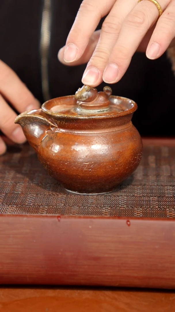 陶瓷奢瓷/瑞寅柴烧茶器（宝瓶）79瑕疵