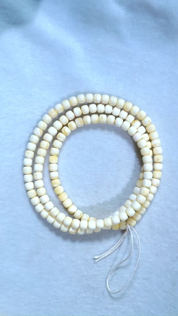 手链琥珀未镶嵌典藏级7mm瓷白浓蜡顺色108