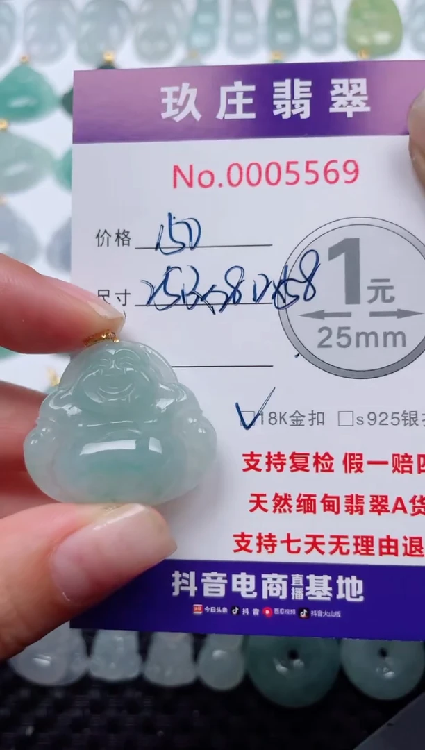 翡翠未镶嵌颈饰天然缅甸翡翠