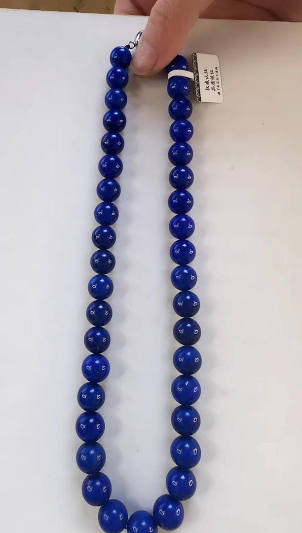 未镶嵌青金石颈饰高****饼项链