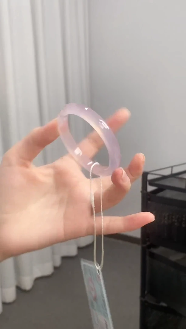 手镯玛瑙/玉髓未镶嵌50-51紫霞