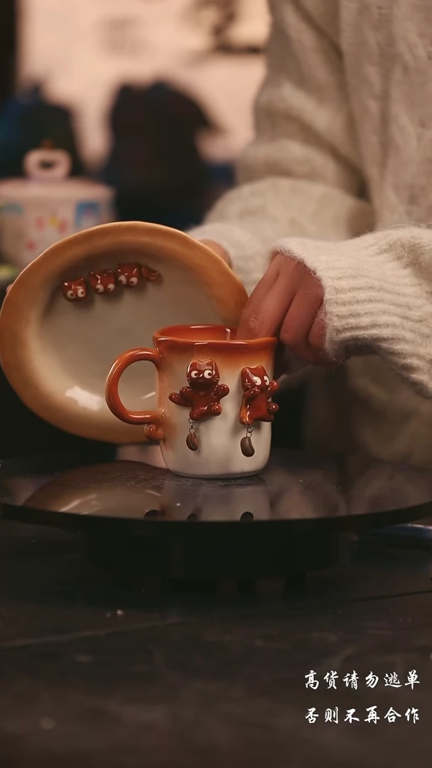 陶瓷景德镇可爱设计师款陶瓷