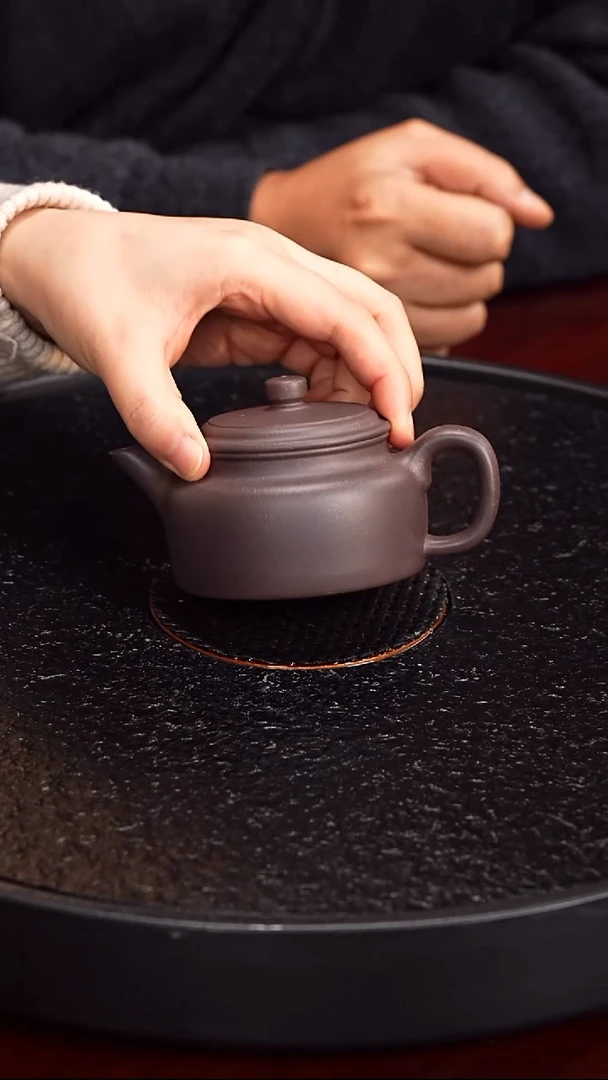 茶壶紫砂成进窑  德钟30 天青 150毫升
