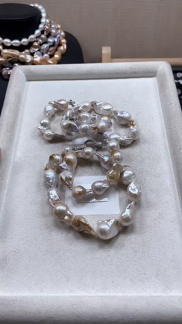 未镶嵌项链淡水珍珠【纯恬饰品】（多样性发货发一）