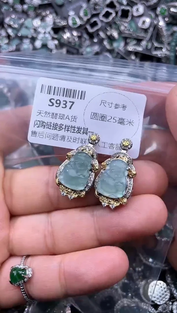 【闪购商品】翡翠颈饰未镶嵌S937多样性发其一