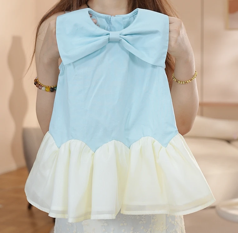 2025纯色拉链夏季薄款套装公主裙春日慢人风SC40146