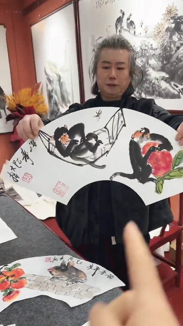 国画周大拙/国画/花鸟