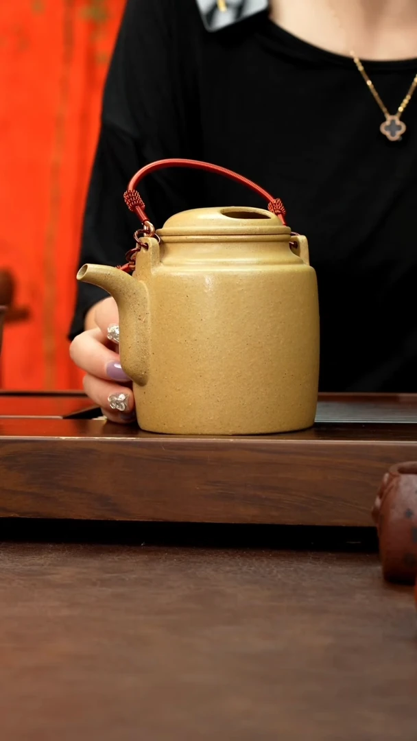 茶壶紫砂老段泥洋桶500cc左右