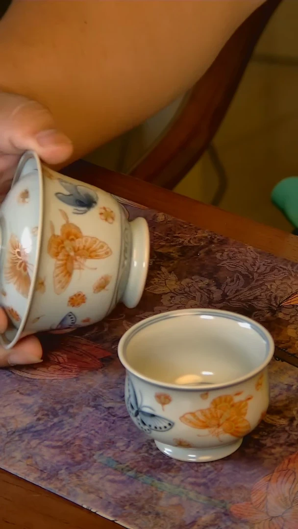 杯手工手绘杯杯很美丽