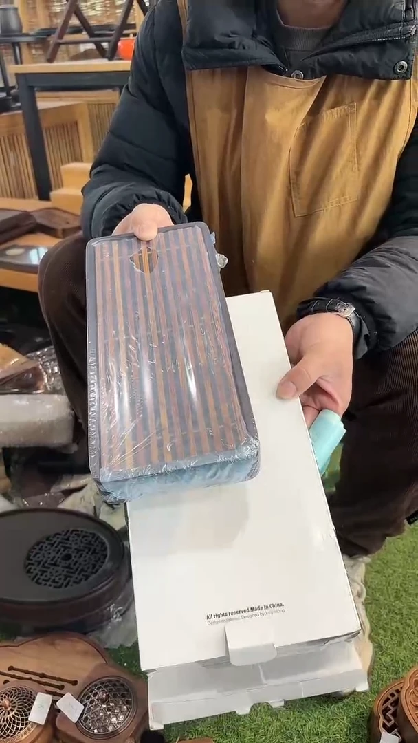 【闪购商品】样品鸡翅木茶盘小号