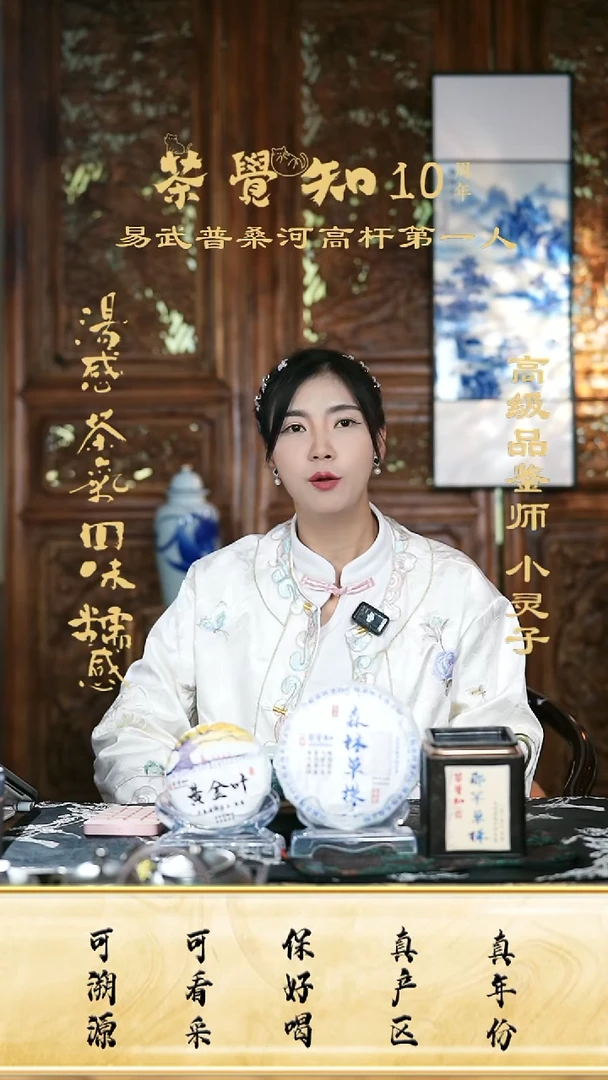 忙肺单株头春古树生普＋那罕单株头春古树生普＋高杆黄金叶