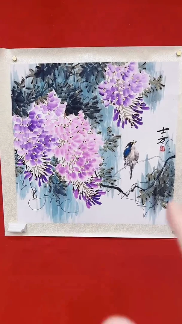 国画邹士方写意画作品