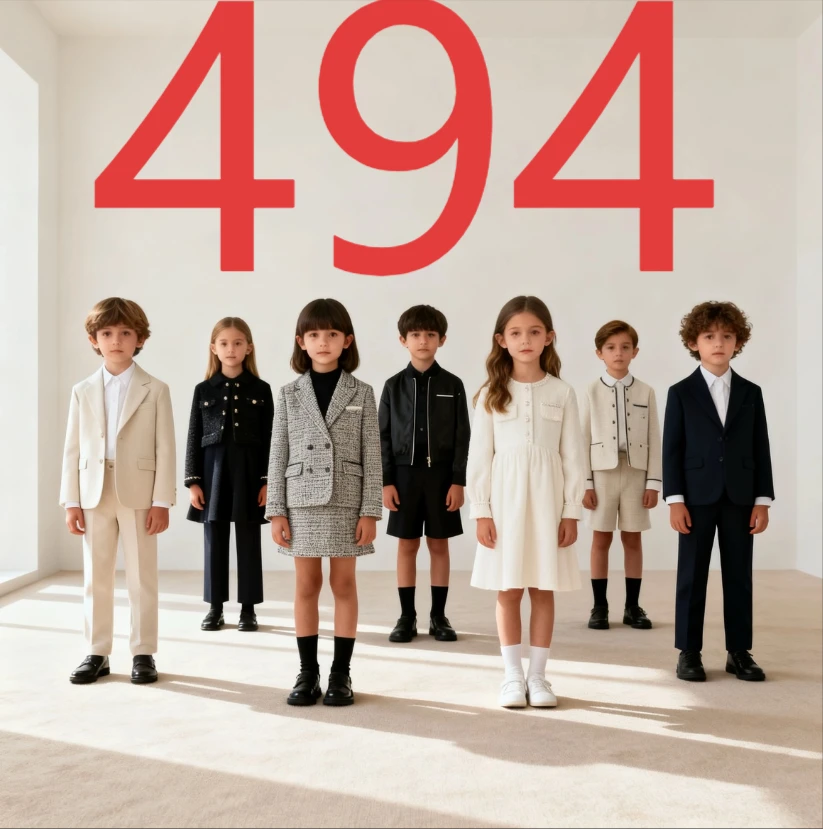 AA 编码494 女童2025童装冬季新款时尚羽绒拼接外套YMR3SA833