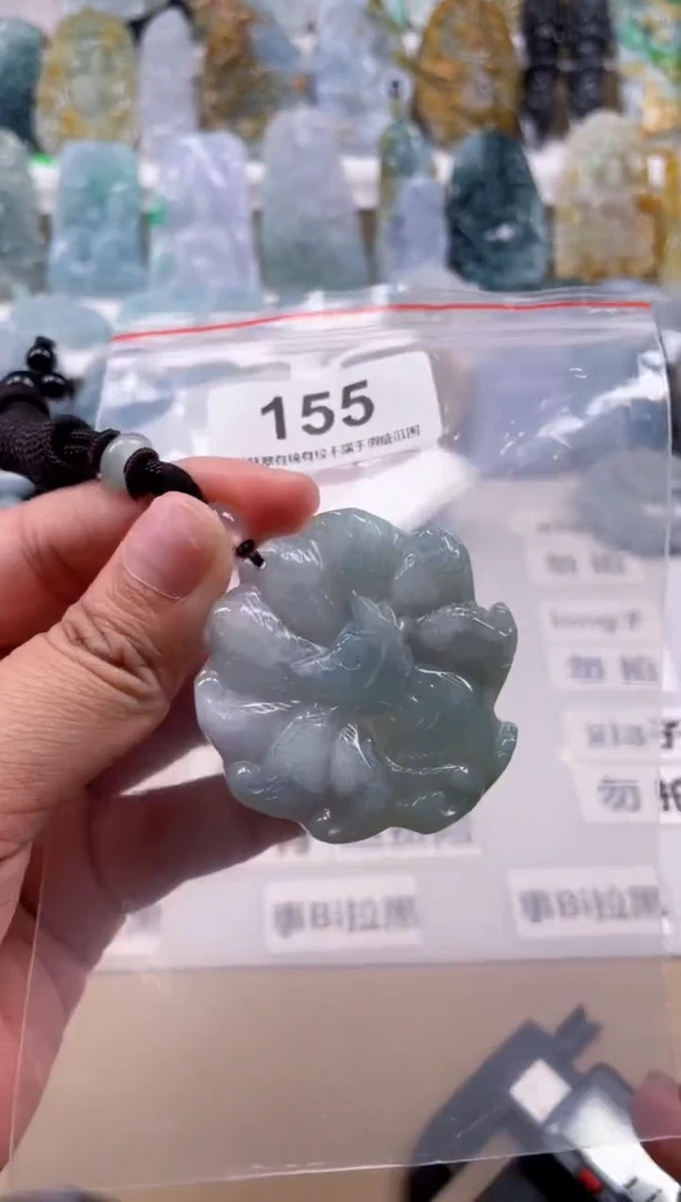 【闪购商品】翡翠颈饰未镶嵌天然缅甸A货翡翠155