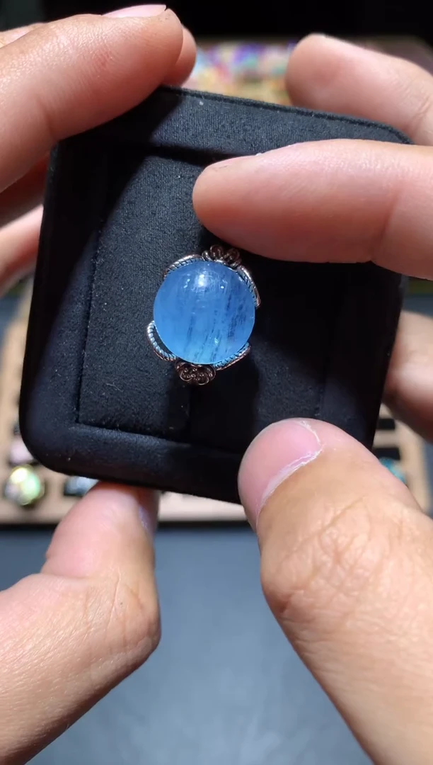 【闪购商品】海蓝宝石戒圈未镶嵌L97