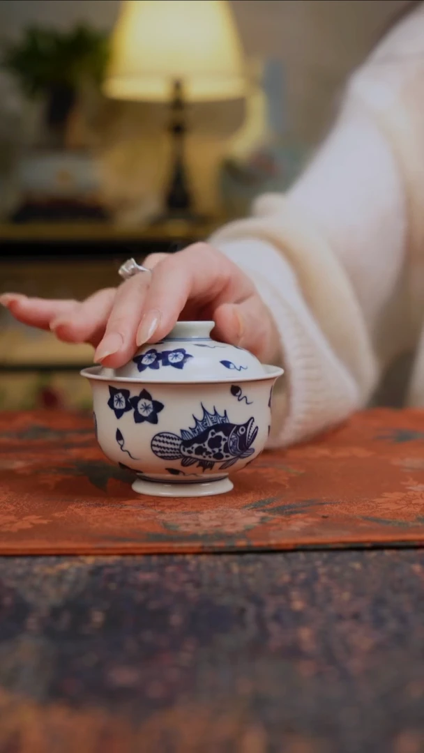 杯景德镇陶瓷杯碗柴烧多人