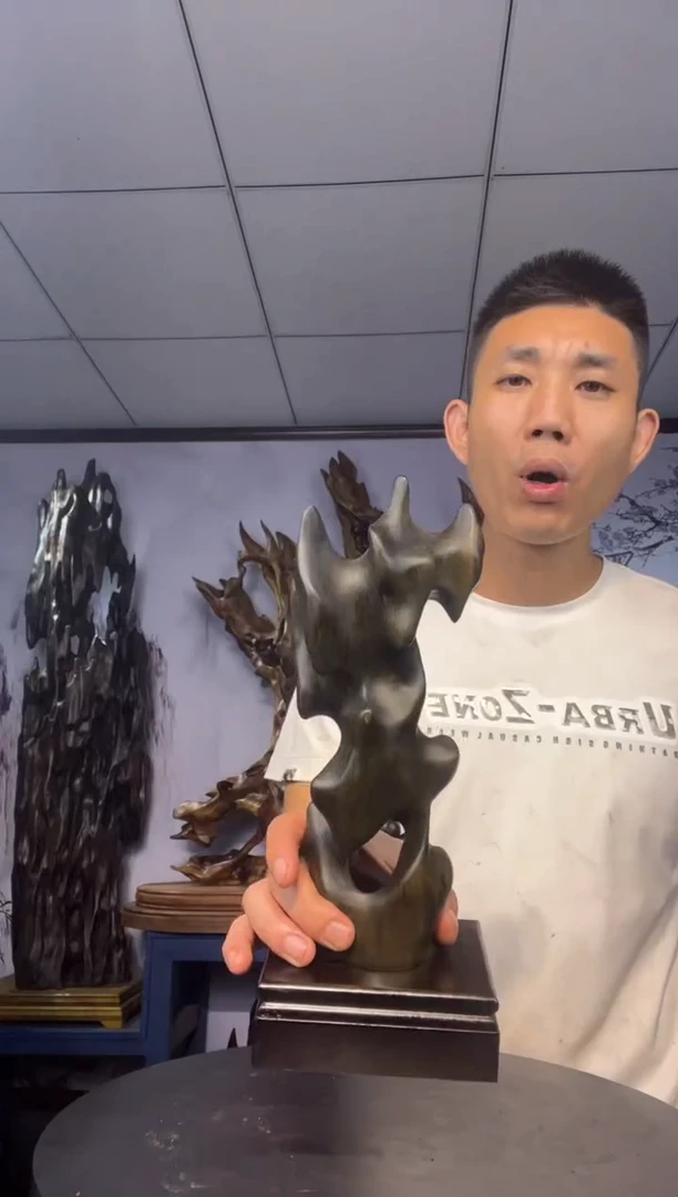 金丝楠木雕款天****3金丝楠木工艺品摆件