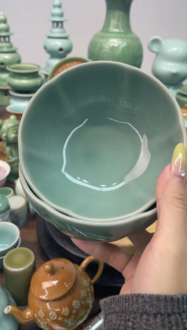 特价福利 微瑕 慧仙青瓷