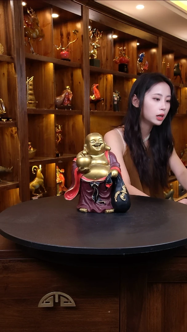 黄铜弥勒佛黄铜摆件