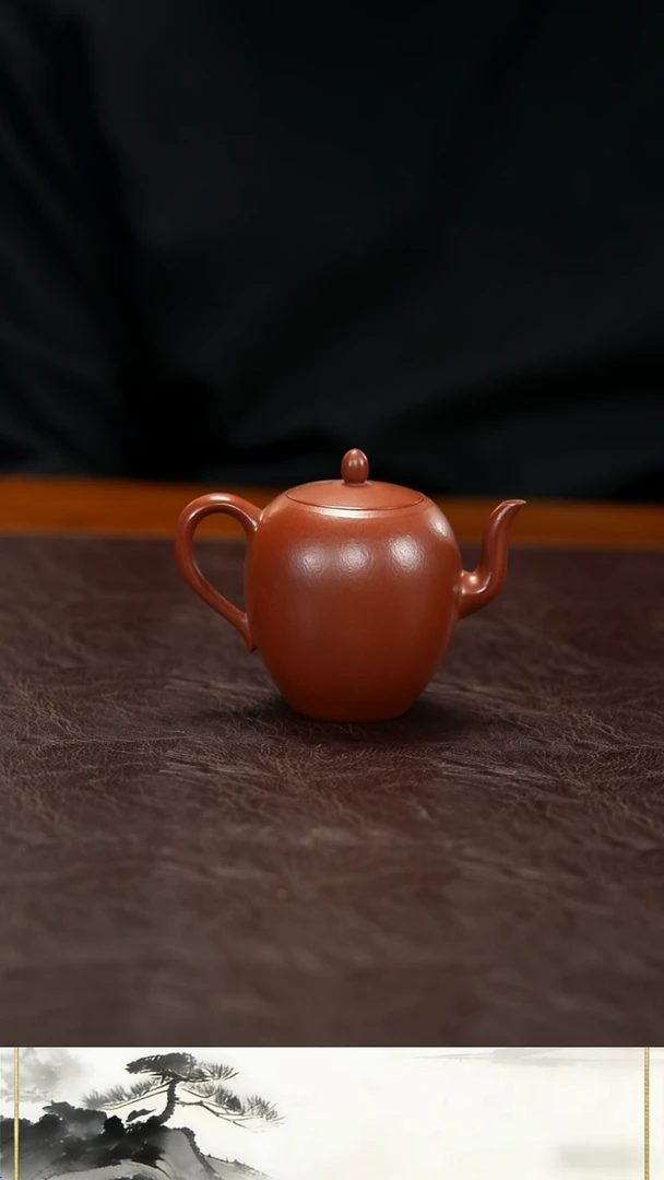 茶壶紫砂全手工 朱泥 130cc