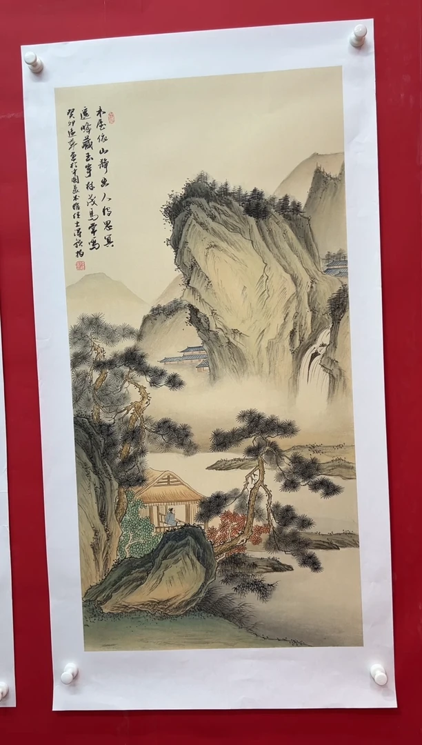 国画画家陆远华纯手绘原作