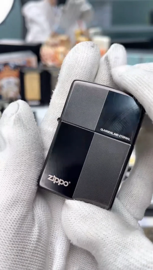 铜Zippo 常规 黑冰