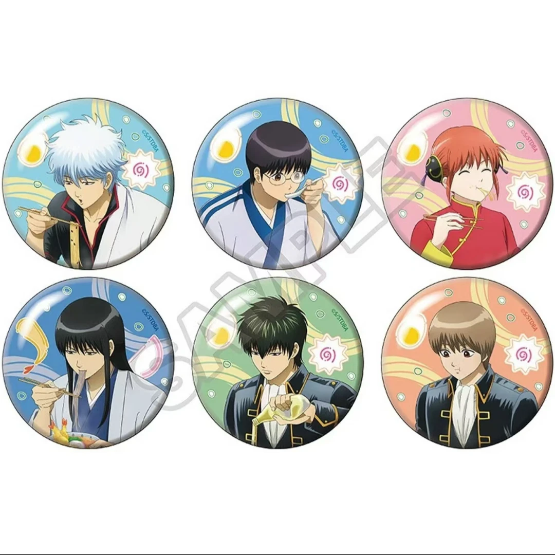 银魂 吃面条徽章吧唧 正版日谷