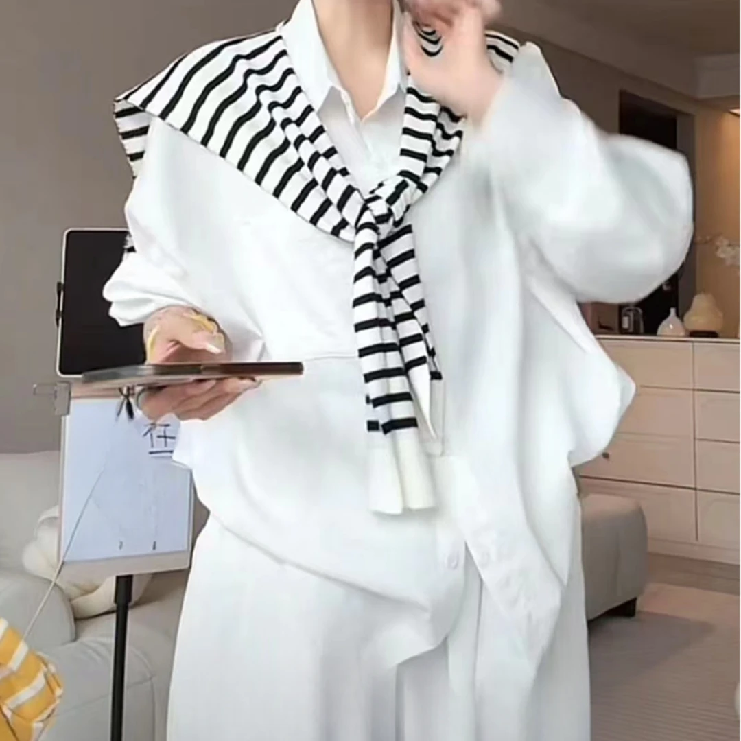 XIE4 纯欲风显瘦百搭时尚披肩24050