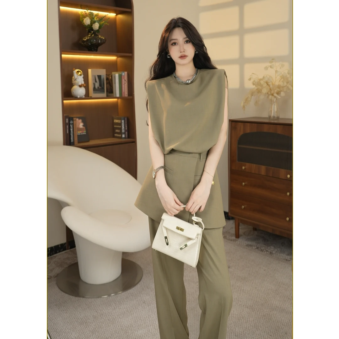 【JiaYi】意境 休闲气质复古宽松时尚套装-RL0553+RL0552