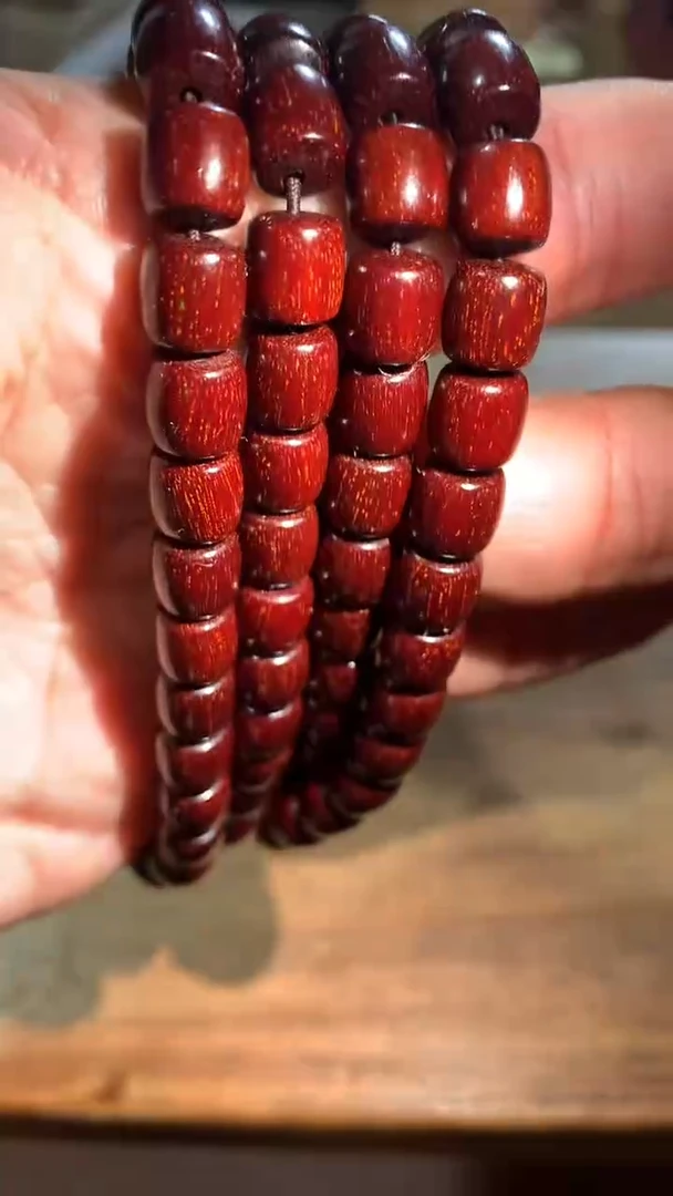 木紫檀木筒形108颗