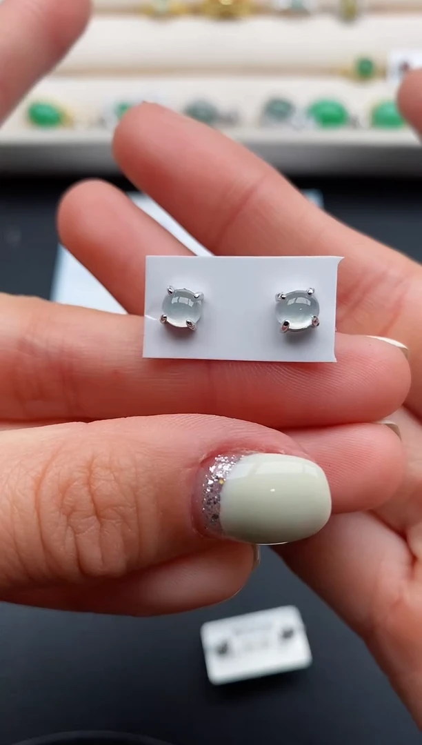 银S925镶嵌戒指翡翠666666+3