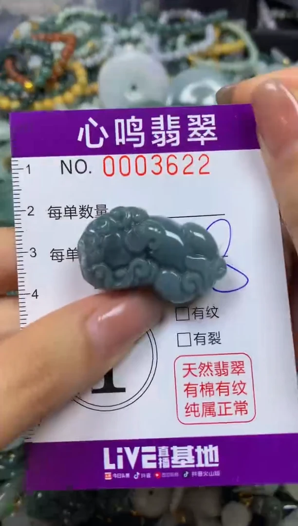 翡翠未镶嵌颈饰闪购003622