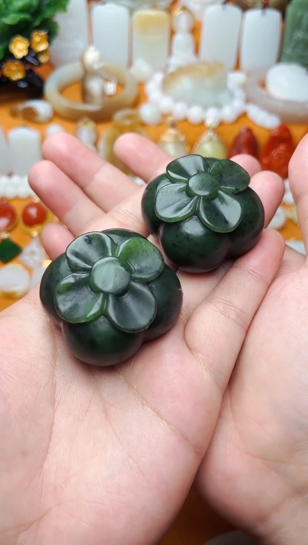 【闪购商品】和田玉摆件未镶嵌柿子【定制】