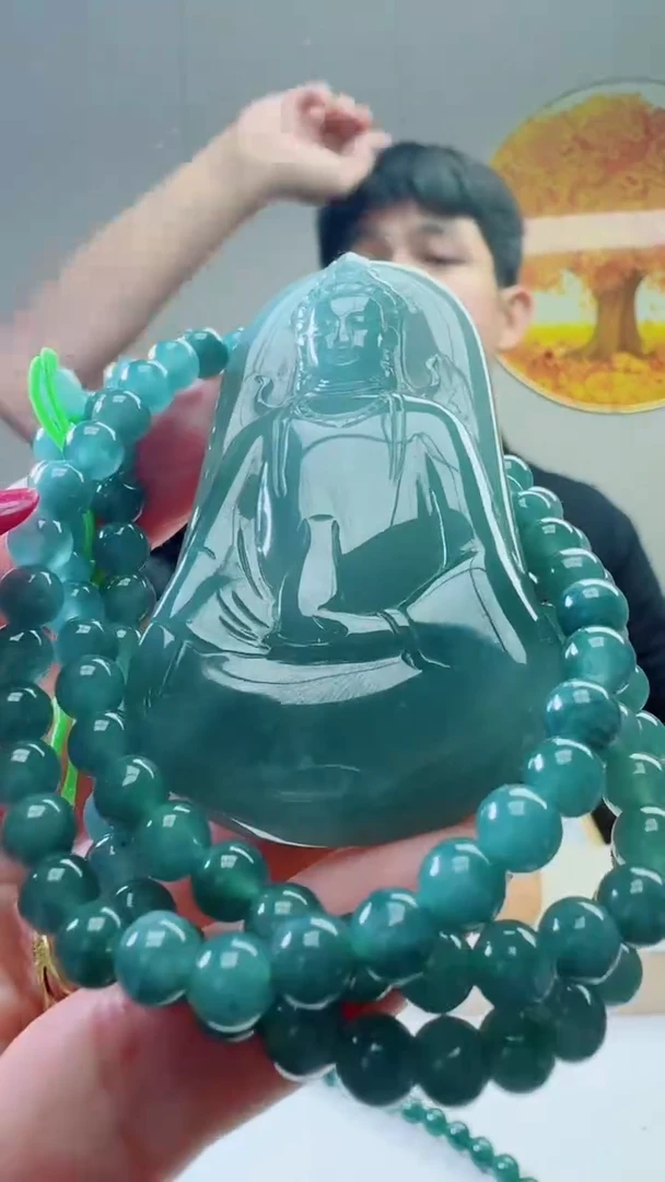 颈饰未镶嵌翡翠天然A货翡翠  多样性随机发其一