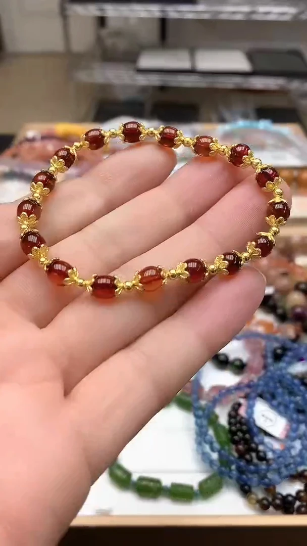 【闪购商品】琥珀手链未镶嵌手链11