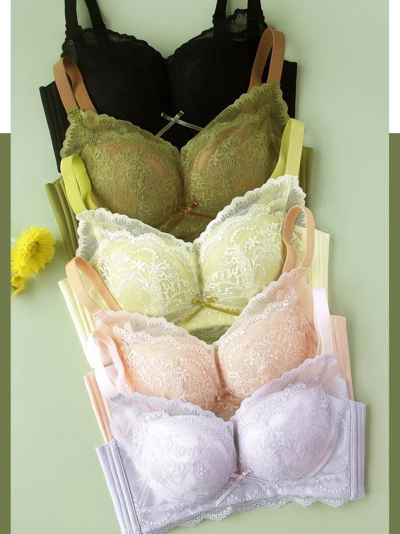 奴芝9320小胸聚拢文胸杯中厚调整型舒适女士透气无痕显大上托