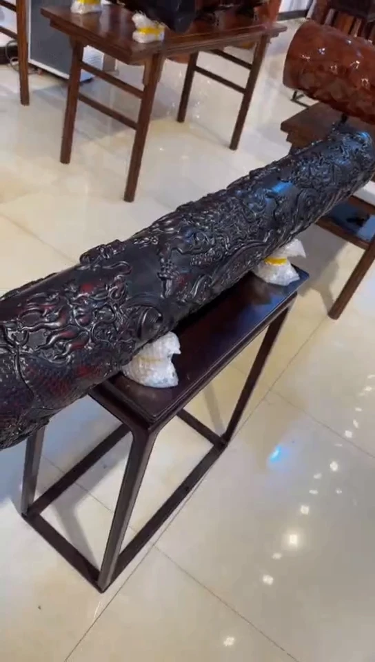 紫檀木类端景台清**影紫檀横财链接