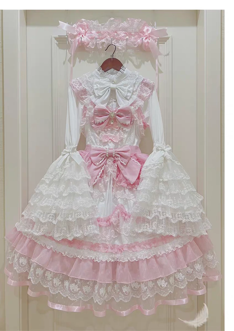 【甜心千层】原创洛丽塔新年lolita裙秋冬洋装重工华丽款连衣裙