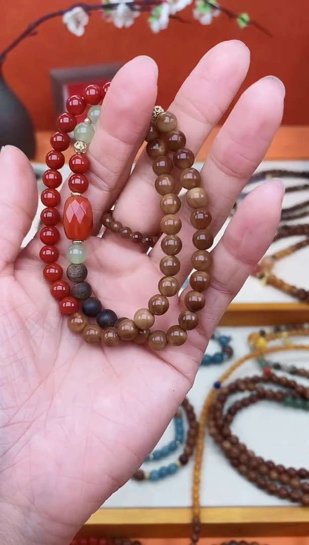 【闪购商品】库克手串未镶嵌菱形双圈设计