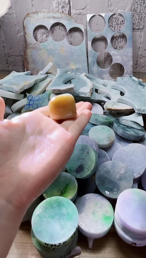 裸石翡翠天然翡翠A货354