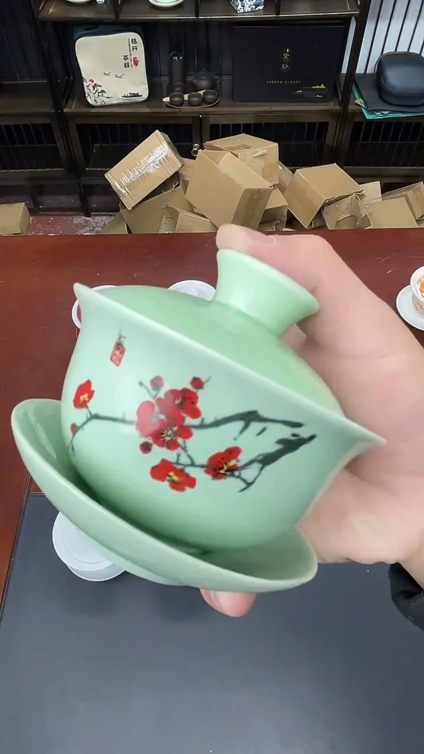 茶具临时链接瓷盖碗