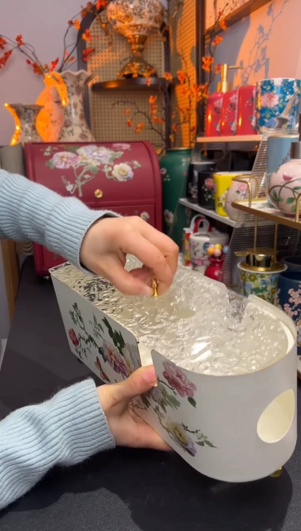 外贸陶瓷铁艺家居百货=-线排插收纳盒