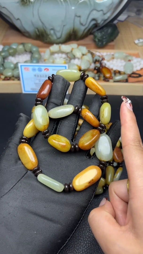 【闪购商品】和田玉手串未镶嵌和田玉手串多样性发货一条