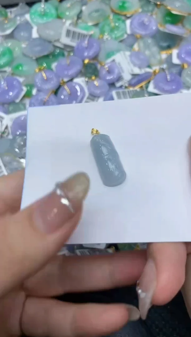 【闪购商品】翡翠颈饰18K金镶嵌222222222