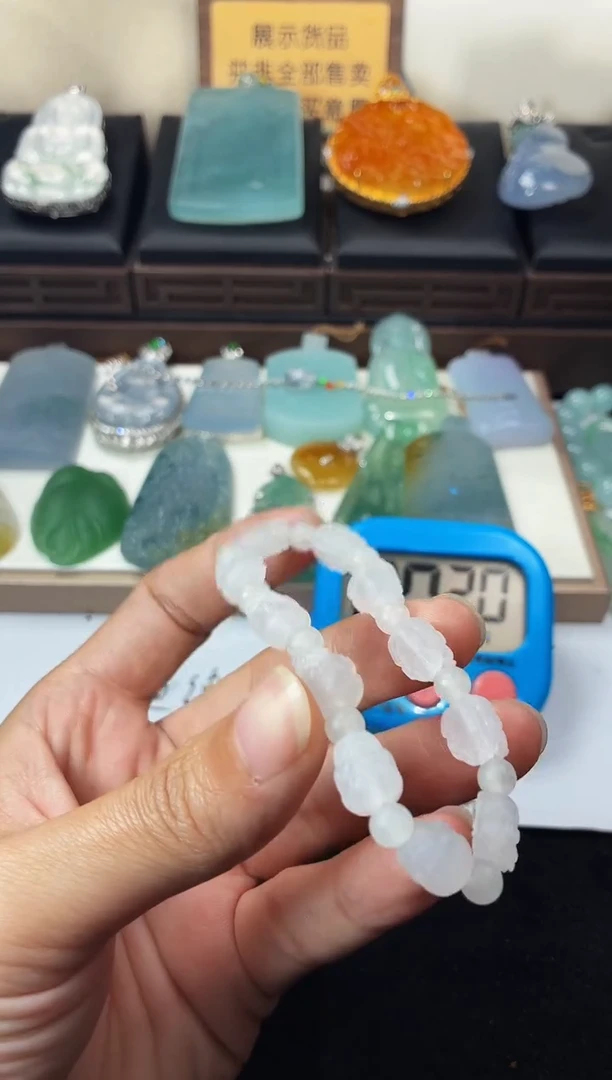 未镶嵌定制翡翠翎6960毛货不退不换