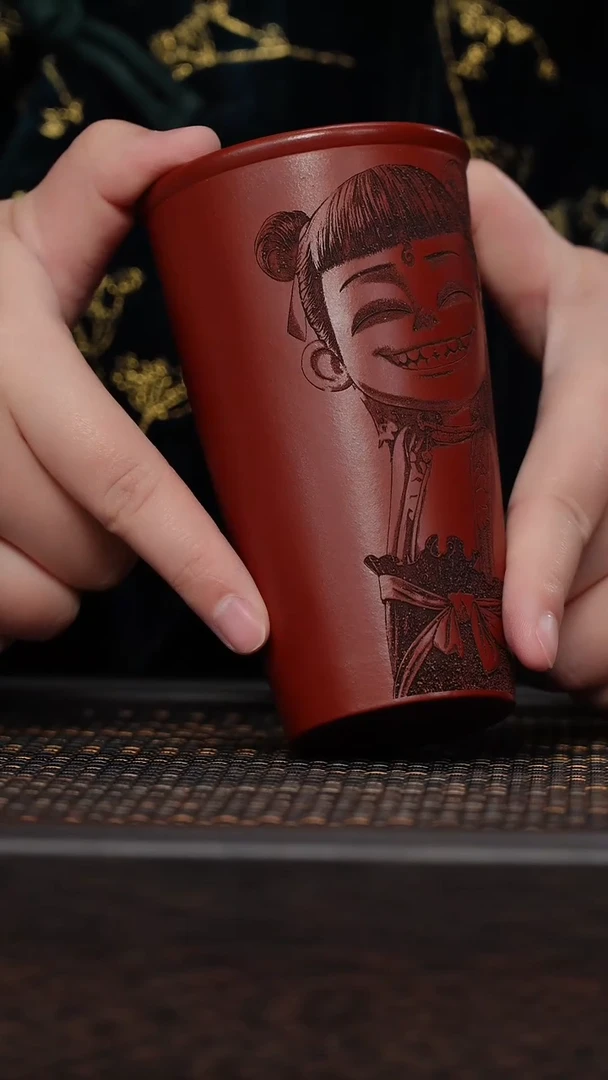 【闪购商品】紫砂茶杯福利紫砂哪吒可乐杯