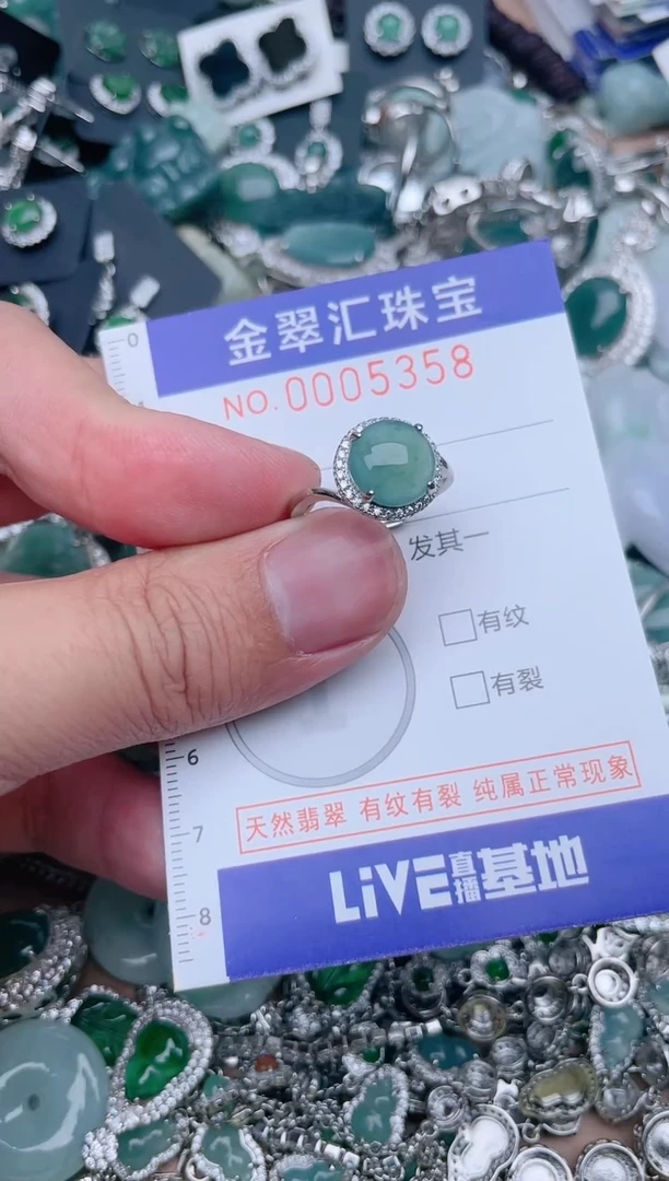翡翠未镶嵌颈饰5358....1