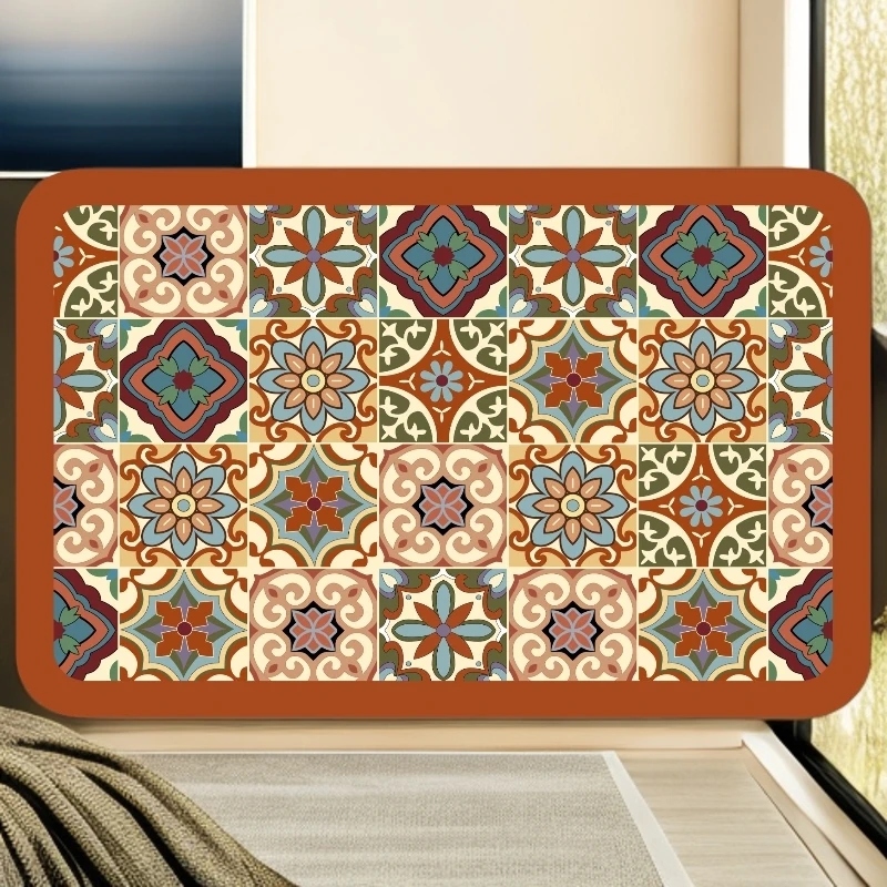 A280-[80X120]硅藻泥耐磨吸水地垫入户门卫生间浴室厨房防滑速干