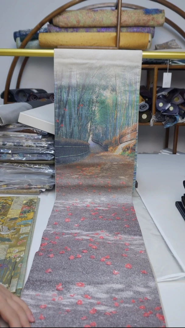 织绣11 点描风景风景