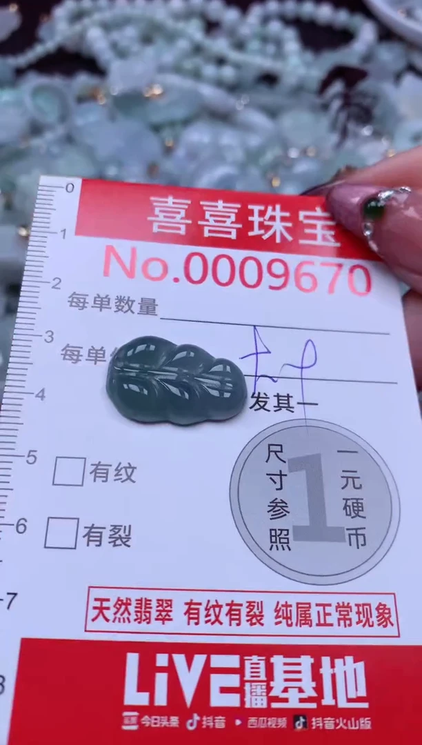 颈饰未镶嵌翡翠9670